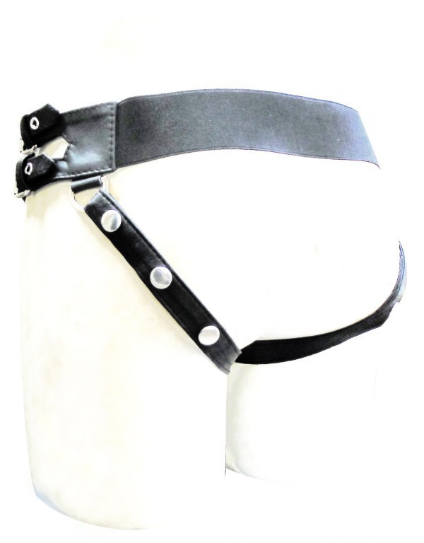Leather Jockstrap With Both Side Buckle (Custom Made to Order)