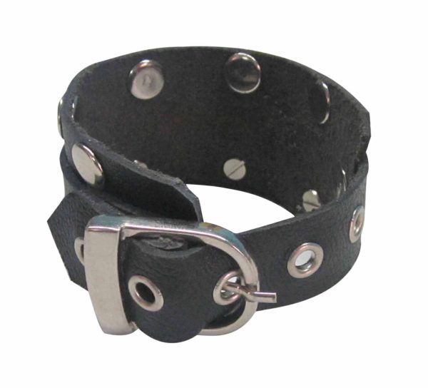 Stud & Rivets Leather Wristband