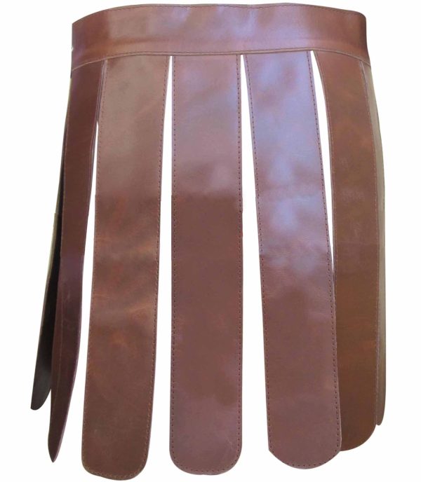 Real Leather Gladiator Kilt Set Made in Real Leather Custom Made